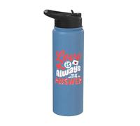 L'amore è sempre la risposta Stainless Steel Insulated Water Bottle