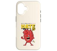 L'amore è una cosa terribile da odiare (Grafica a cuore divertente) Custodia per iPhone 16