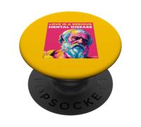 L'amore è una malattia mentale Parole saggezza di Platone Pop Art Style PopSockets PopGrip Adesivo