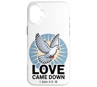 L'amore è venuto giù 1 Giovanni 4:9-10 Custodia per iPhone 16 Plus