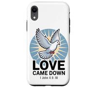 L'amore è venuto giù 1 Giovanni 4:9-10 Custodia per iPhone XR