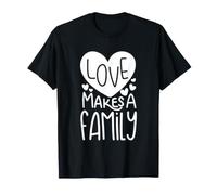 L'Amore Fa L'Amore di Una Famiglia di Cuori Maglietta
