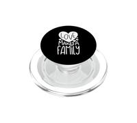 L'amore fa l'amore di una famiglia di cuori PopSockets PopGrip per MagSafe