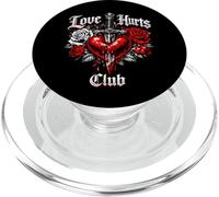 L'amore fa male al club, design emo gotico PopSockets PopGrip per MagSafe