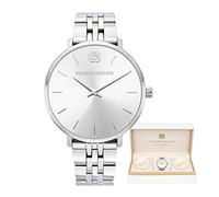 L'AMORE MILANO - Orologio donna in scatola rose - Bel regalo donna fidanzata, mamma - Orologio di alta qualità scatola regalo, impermeabile 5 ATM - Regali per lei - 36mm elegante orologio argento