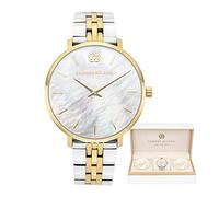 L'AMORE MILANO - Orologio donna in scatola rose - Regalo donna fidanzata, mamma - Orologio di alta qualità scatola regalo, impermeabile 5 ATM - Regali per lei - 36mm elegante orologio argento e oro