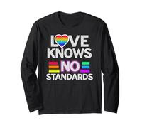 L'Amore Non Conosce Standard Arcobaleno Pride Maglia a Manica