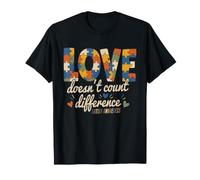 L'Amore Non Conta Le differenze Supporto per la consapevolezza dell'autismo Maglietta
