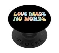 L'AMORE NON HA BISOGNO DI PAR PopSockets PopGrip Adesivo