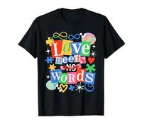 Lamore Non ha Bisogno di Parole Consapevolezza dellautismo Maglietta