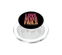 L'amore non manca mai la Bibbia Versetto 1 Corinzi 13:8 PopSockets PopGrip per MagSafe