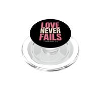 L'amore non manca mai la Bibbia Versetto 1 Corinzi 13:8 PopSockets PopGrip per MagSafe