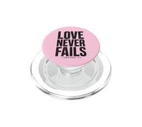 L'amore non manca mai la Bibbia Versetto 1 Corinzi 13:8 PopSockets PopGrip per MagSafe