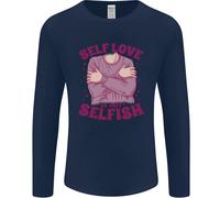 L'Amore Per Se Non È Egoista Uomo Manica Lunga T-Shirt