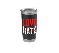 L'amore più dell'odio L'amore, MLK Day, Martin Luther King Day Bicchiere termico in acciaio inox doppia parete