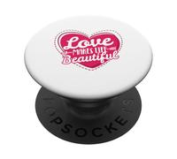 L'amore rende bella la vita PopSockets PopGrip Adesivo