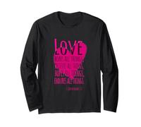 L'amore sopporta tutte le cose... 1 Corinzi 13 Maglia a Manica