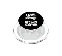L'amore sta guardando mio figlio giocare a basket PopSockets PopGrip per MagSafe