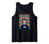 L'amore vince Bubble Girl LGBTQ Pride - Acquerello Arcobaleno Canotta
