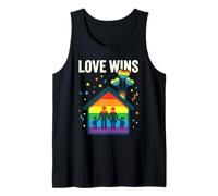 L'Amore Vince Citazione Rainbow Equality LGBTQ Tutti Canotta