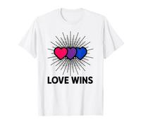 L'amore vince i cuori Pride Equality Design Maglietta