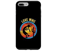 L'amore vince il messaggio positivo Design ispiratore Custodia per iPhone 7 Plus/8 Plus