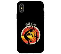 L'amore vince il messaggio positivo Design ispiratore Custodia per iPhone X/XS