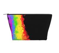 L'amore vince l'arcobaleno, Borsa da toilette Borsa per trucco Borsa per cosmetici Borsa da toilette da viaggio portatile
