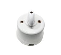 LaMorell LightDesign - Interruttore/Deviatore In Porcellana Bianca Comando Napoleone ø65mm