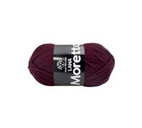 LaMoretta Tre Sfere Lana 30% Acrilico 70% 250 grammi (5 gomitoli da 50 gr x 150 mt) per Accessori, Borse, Abbigliamento e Granny con Ferri da Maglia o Uncinetto (Bordeaux - 035)