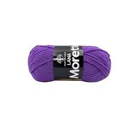LaMoretta Tre Sfere Lana 30% Acrilico 70% 250 grammi (5 gomitoli da 50 gr x 150 mt) per Accessori, Borse, Abbigliamento e Granny con Ferri da Maglia o Uncinetto (Lilla - 059)