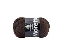LaMoretta Tre Sfere Lana 30% Acrilico 70% 250 grammi (5 gomitoli da 50 gr x 150 mt) per Accessori, Borse, Abbigliamento e Granny con Ferri da Maglia o Uncinetto (Marrone - 083)