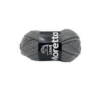 LaMoretta Tre Sfere Lana 30% Acrilico 70% 250 grammi (5 gomitoli da 50 gr x 150 mt) per Accessori, Borse, Abbigliamento e Granny con Ferri da Maglia o Uncinetto (Grigio - 008)