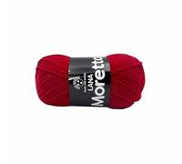 LaMoretta Tre Sfere Lana 30% Acrilico 70% 250 grammi (5 gomitoli da 50 gr x 150 mt) per Accessori, Borse, Abbigliamento e Granny con Ferri da Maglia o Uncinetto (Rosso - 033)