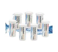 LaMotte 2994 Insta-Test Kit di strisce reattive multifattoriali per ferro e rame 0-5ppm Intervallo di ferro 0-3ppm Intervallo di rame 25 tubi