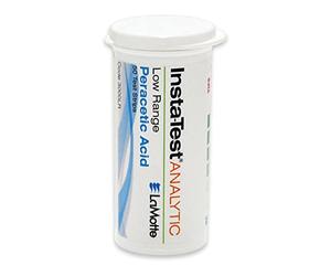 LaMotte Insta-Test 3000LR - Strisce per test di acido peracetico a singolo attore, gamma bassa da 0 a 50 ppm (confezione da 50)