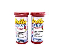 LaMotte - Strisce per Test Insta a 4 Vie per Piscina, Cloro Libero, bromo, alcalinità, PH, durezza Totale 2 x 50