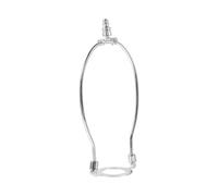 Lamp Shade Bracket Silver Aluminum Alloy Lamp Harp for E26 Socket 5Pairs