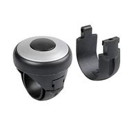POMELLO VOLANTE PALMARE PER STERZO AUTO CAMPER UNIVERSALE Ø 37-47 mm NERO-GRIGIO