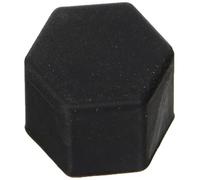 20X COPRIBULLONI 21MM IN SILICONE NERO PER RUOTE AUTO CAR COPRI DADI UNIVERSALI