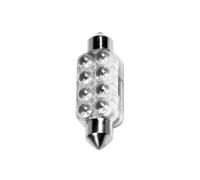 LAMPA - 12V Lampada siluro 8 Led - 13x44 mm - SV8,5-8 - 1 pz - D/Blister - Blu