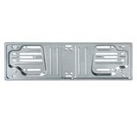 Portatarga anteriore in acciaio UNIVERSALE AUTO RICAMBIO TARGA 375x125 mm LAMPA