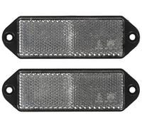 Lampa Catarifrangenti rettangolari 90x35 mm Bianco 2 pezzi Omologati a norme europee