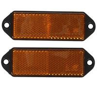 Lampa Catarifrangente 20523 posteriore rettangolare 90x35 mm Arancio 2 pezzi Omologati per camion