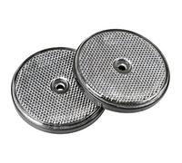 Catarifrangenti rotondi Ø 65 mm Bianco 2 pezzi. Omologati a norme europee. Auto