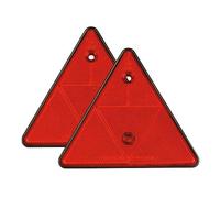 Lampa 20542 Euro-Norm Catarifrangenti triangolari - 150x130 mm - Rosso