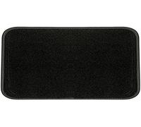 Tappetino Tappeto Battitacco per Auto Salvascarpe Moquette Nero 47x37cm - C26175