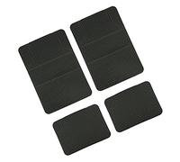 Set 4 Tappetini Tappeti Universali Per Auto Antiscivolo Ritagliabili Neri Lampa