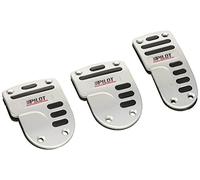 SET 3 PEDALI PEDALIERA PER AUTO SPORTIVI TUNING COPRIPEDALI PEDALI ALLUMINIO NEW