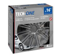 Set 4 copricerchi in ABS mod. Nero colore Dark cerchi diametro 16''